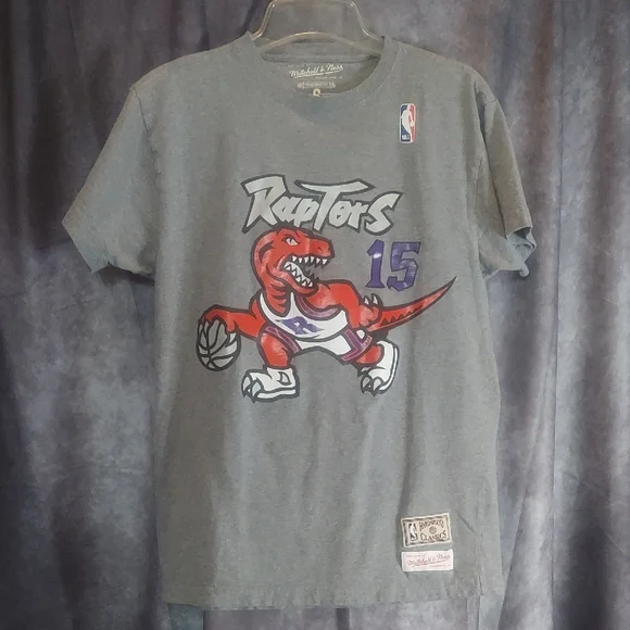 Mitchell & Ness NBA Toronto Raptors Vince Carter #15 Hardwood Classics Tee Small - Picture 2 of 9